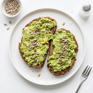 Tostada De Aguacate Con Tomate Y Semillas