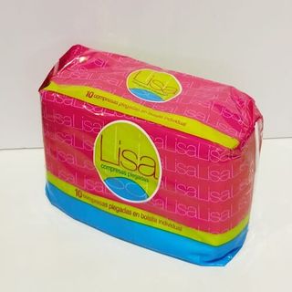10 Compresas Lisa