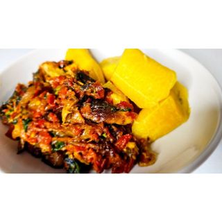 Ripe Plantain or  Fish Sauce