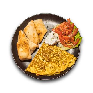 Jaja, paprika i Feta