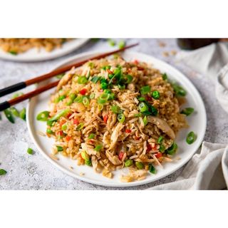 Chilli garlic rice with chicken