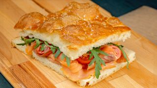 Focaccia Salmone