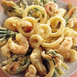 Fritto misto e verdure pastellate