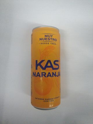 KAS Naranja Zero Refresco con gas sabor Naranja sin Azúcar Lata 330ml