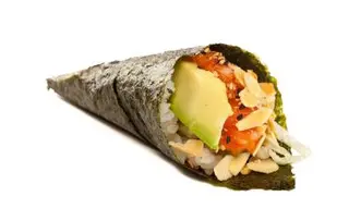236 Temaki spicy salmon - 1 pezzo