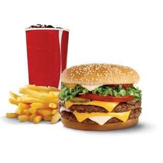 Menú Hamburguesa De Ternera Con Queso