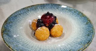 Sfere din orez cu lapte