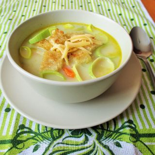 Zupa serowo porowa z mięsem mielonym Nowość