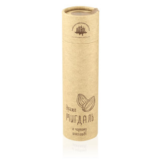 Драже Мигдаль В Чорному Шоколаді, Тубус (180г)