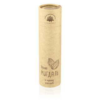 Драже Мигдаль В Чорному Шоколаді, Тубус (180г)