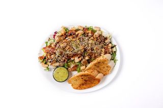 Sałatka chlebowa z boczkiem