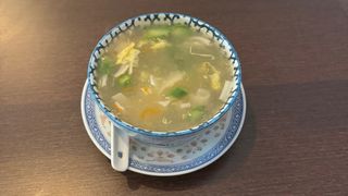 17-Zuppa di polpa di granchio con asparagi