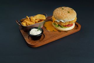 Пилешки бургер Krispy Chicken (450 г)