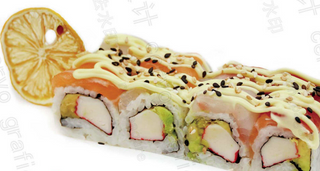104. Ura rainbow roll