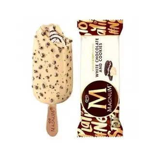Magnum Blanco & Cookies de Helado de Chocolate Blanco y Cookies Frigo