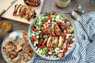 Shawarma Salade Avec Fromage