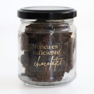 Tarro de mini brownies – «Nunca es suficiente chocolate»