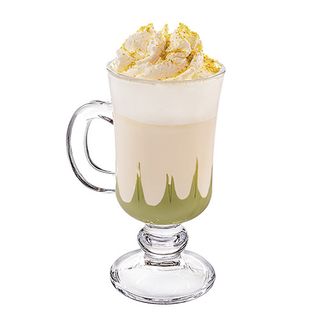 Czekolada biała z kremem pistacjowym i bitą śmietaną 200 ml