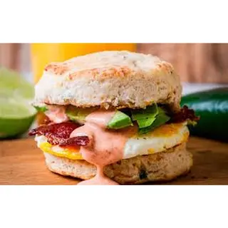 Cheddar Biscuit Breakfast Sandwich