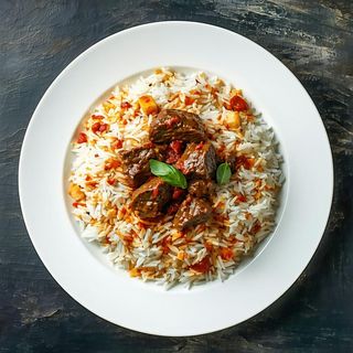 57. Beef biryani