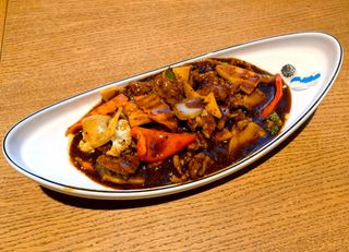 Vita cu sos barbeque