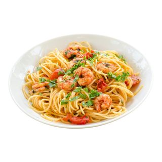 Prawns Pilpil Pasta