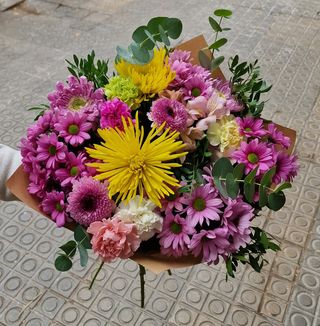 Ramo De Flor Variada Motivo Tamaño L