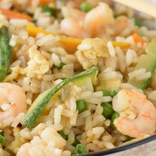 Riso con misto di mare 