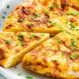 Tortilla patatas con cebolla (10 huevos)