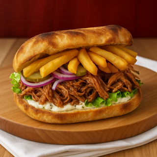 Monden cu pulled pork 600g