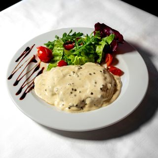 Filetto al pepe verde