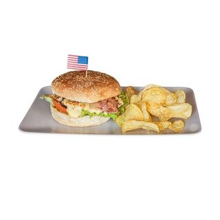 Burger Americano c/ Acompanhamento