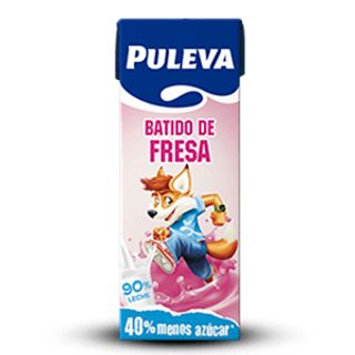 Batido de puleva de fresa