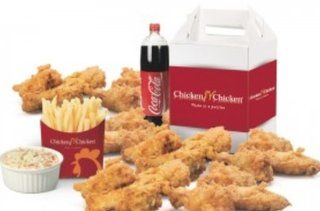 Menù hot spicy wings famiglia