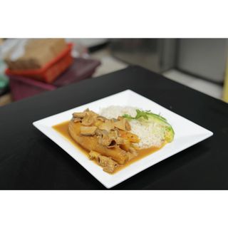 Half Rice, Half Katogo Matooke And Beans