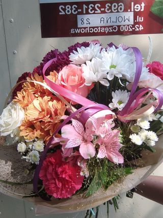 Bukiet Duży Jasny 15-19 kwiatów