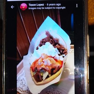 Menú kebab grande sólo carne mixto 