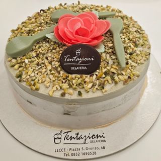 Torta gelato pistacchio e nocciola 8/10 porzioni