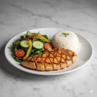Menú Plato Combinado Con Arroz