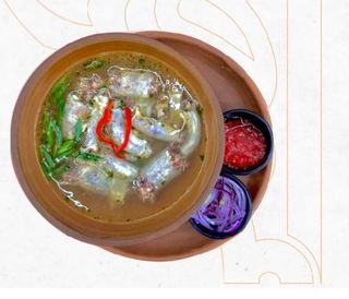 Асып с бульоном 