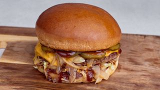 Whisky BBQ burger