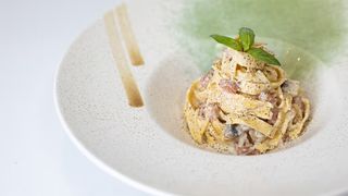 Карбонара с ветчиной из говядины (300г)