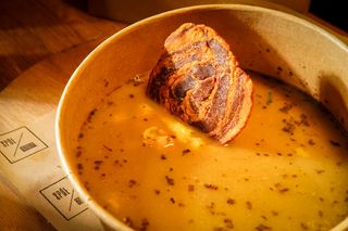 Zalewajka z prażokiem