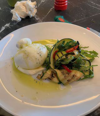 Mozzarella di Bufala DOP z Cukinią