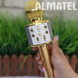 Ручной микрофон с аудио модулем, встроенный динамик WS-858L