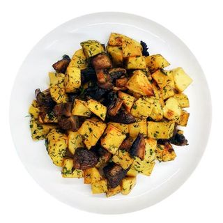 Տապակած սունկ կարտոֆիլով