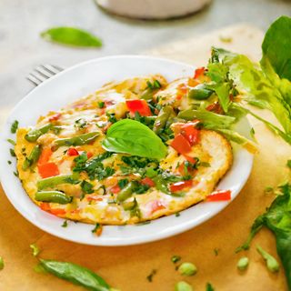 Омлет с овощами