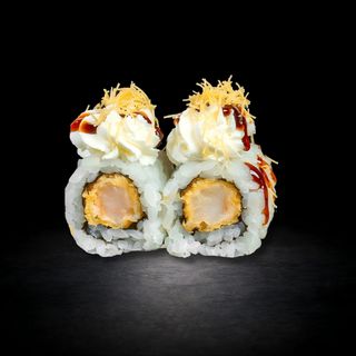 81. Uramaki De Llagostí Arrebossat Amb Philadelphia I Kataifi (8 Uds.)