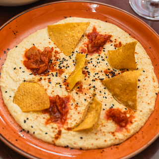 Hummus suau de cigrons 
