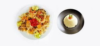 1/4 de Poulet Frit + Attiéké